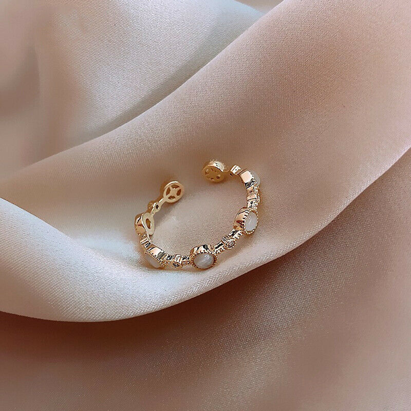 Classic Small Round Rings Luxury Jewelry Women Sexy Index Finger Opening .l8