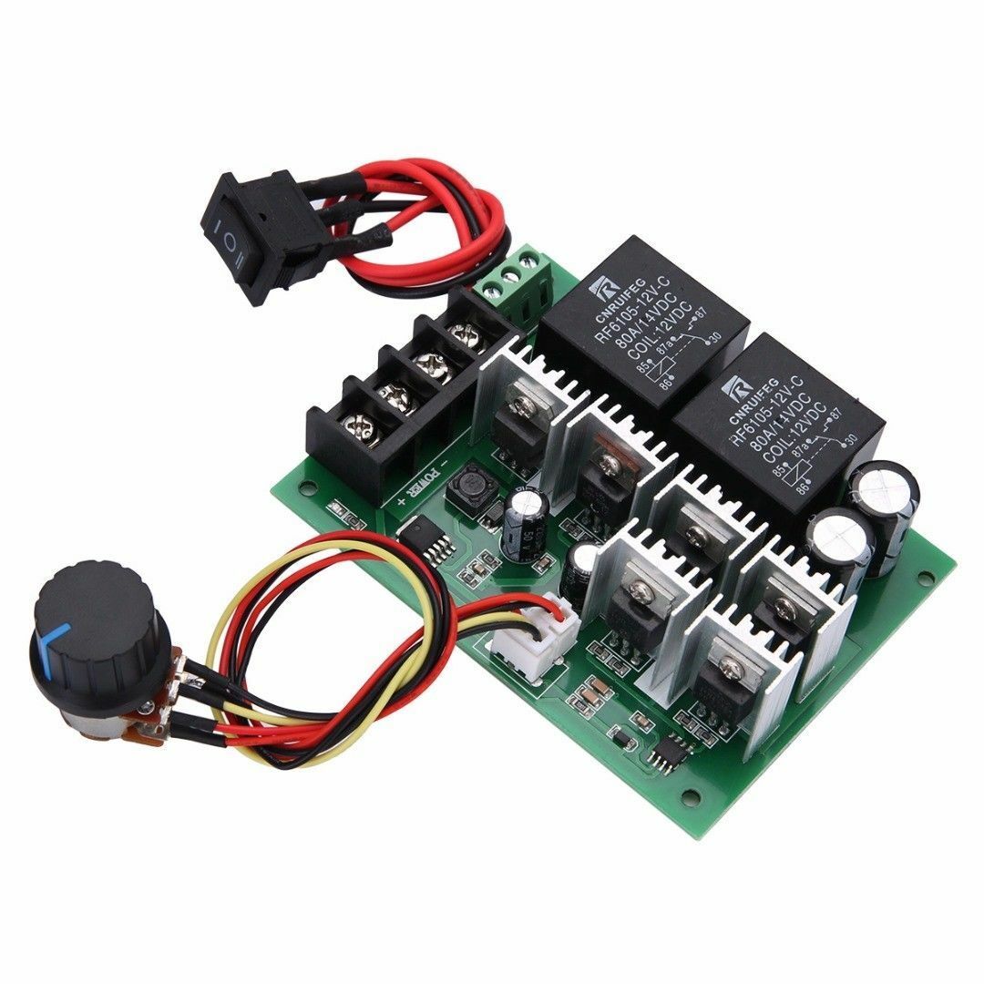 40A Pwm Motor Speed Controller Cw Ccw Motor Reversible Controller Dc12/24/36V