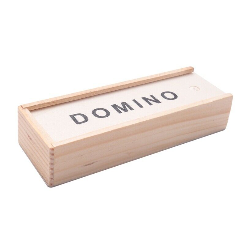 28Pcs/Set Wooden Domino Board Games Domino Toys Travel Funny Table Game Kid ChY9