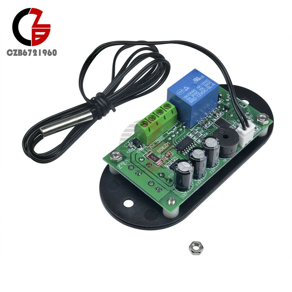 AC 220V Digital LED Temp Controller Thermostat Cool/Heat Red Switching -50-120°C