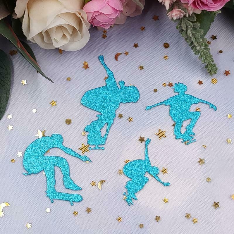 Creative Skateboarding Metal Embossing Die Cuts Stencil forDIY Scrapbooking Card