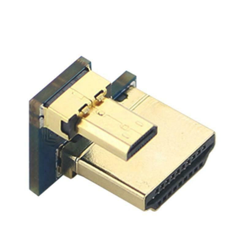 Raspberry Pi 4B Micro HDMI-compatible Adapter High Speed Connector