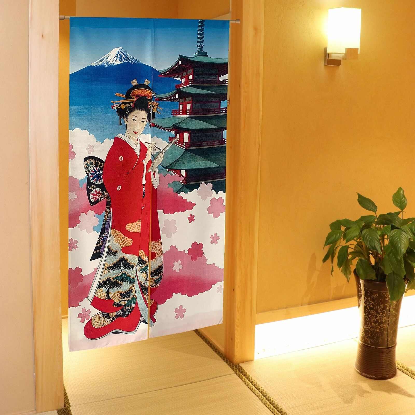 Japanese NOREN Door Curtain Traditional Doorway Divider Tapestry Hang Drapes