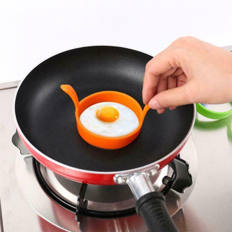 Kitchen Mould Tool Silicone Egg Fry Frier Fried Oven Pancake Poacher Poach Ring