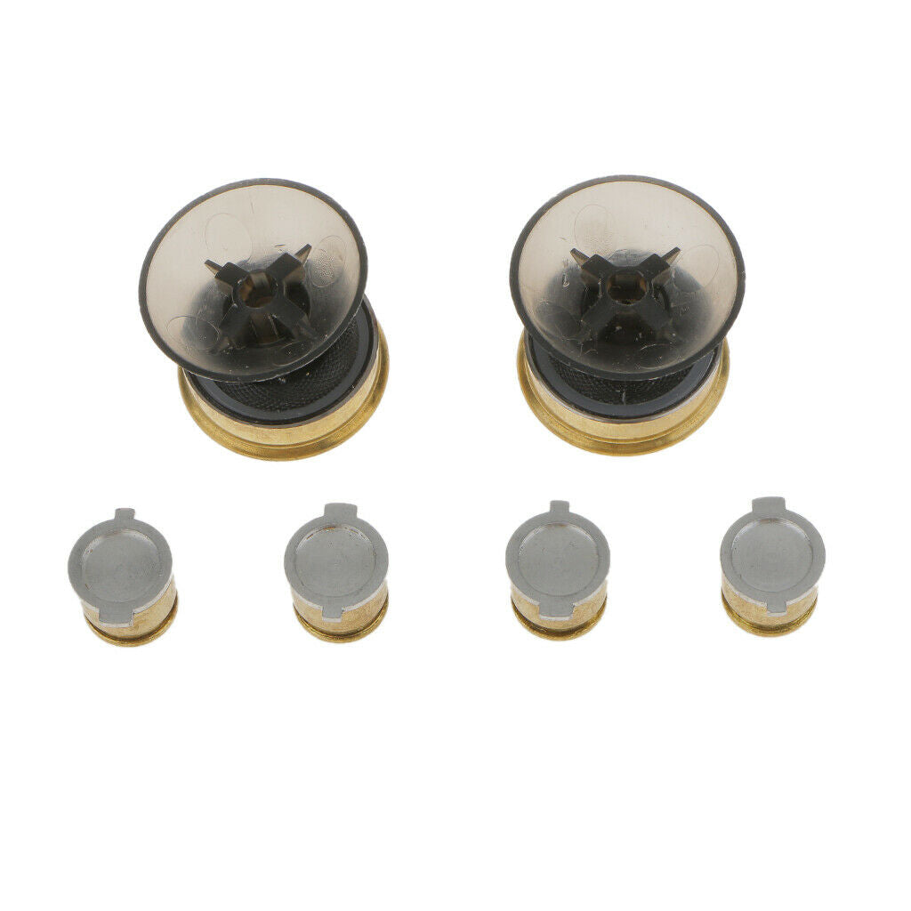 Pair of Thumbstick + 4pcs Joystick Bull Ideal for PS4 Video Game Console DIY