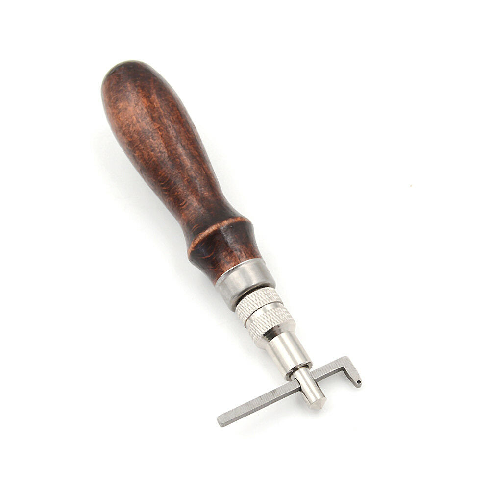 1pcs leather adjustable stitching groover crease leather tool C8 J .l8