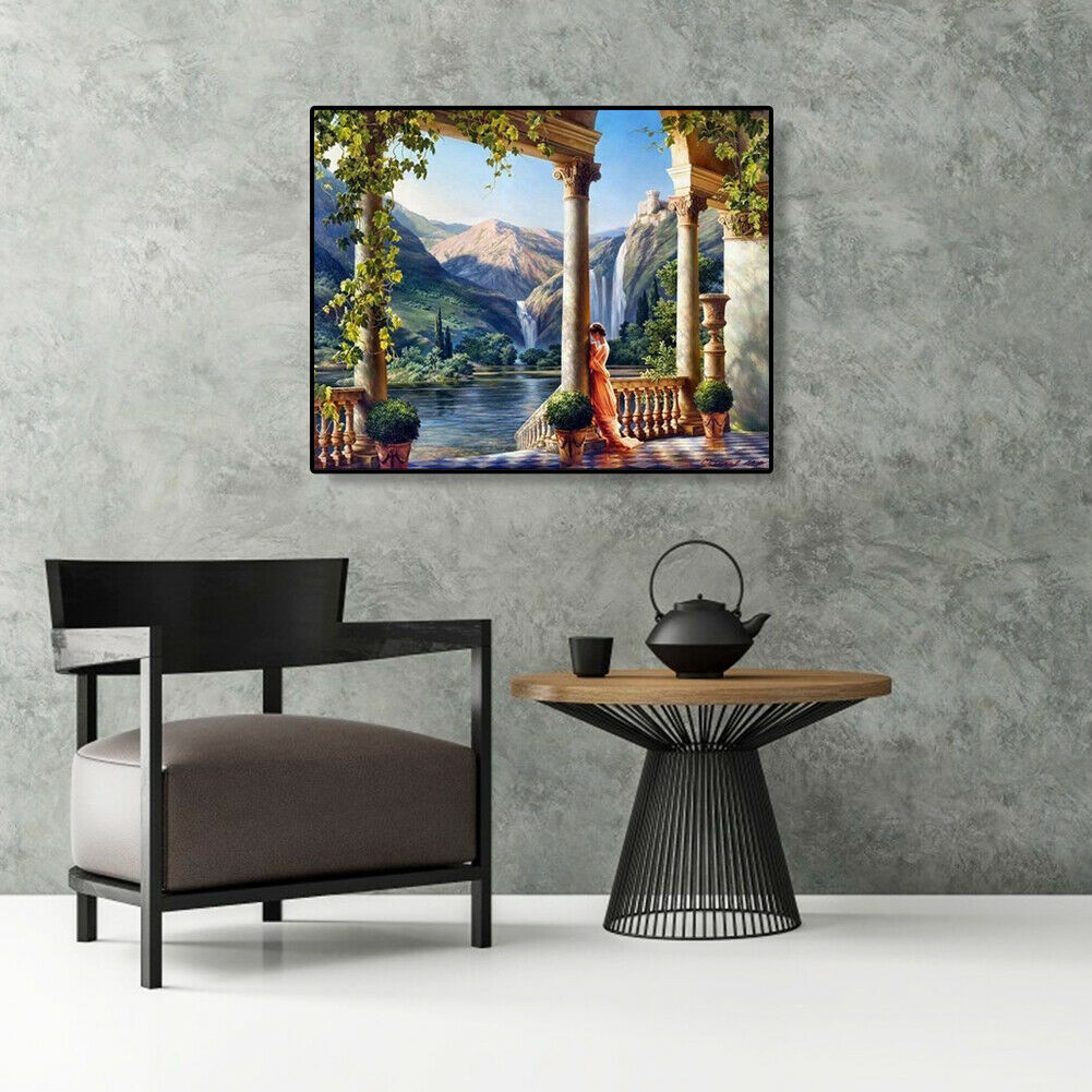 Beautiful scenery DIY Paint By Numbers Kit Digital Oil Painting Art Home Decor