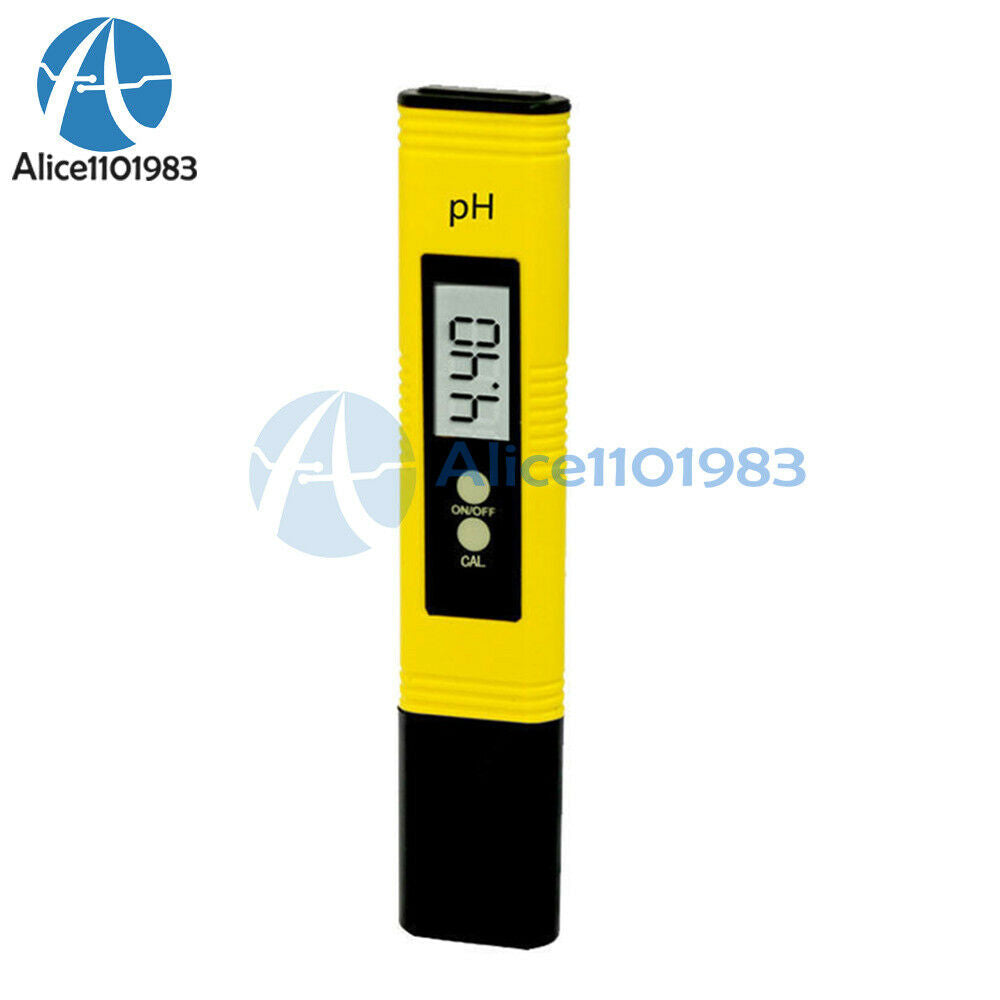 5Pcs Digital PH Meter Tester Aquarium Pool Water Urine Wine LCD Pen Monitor
