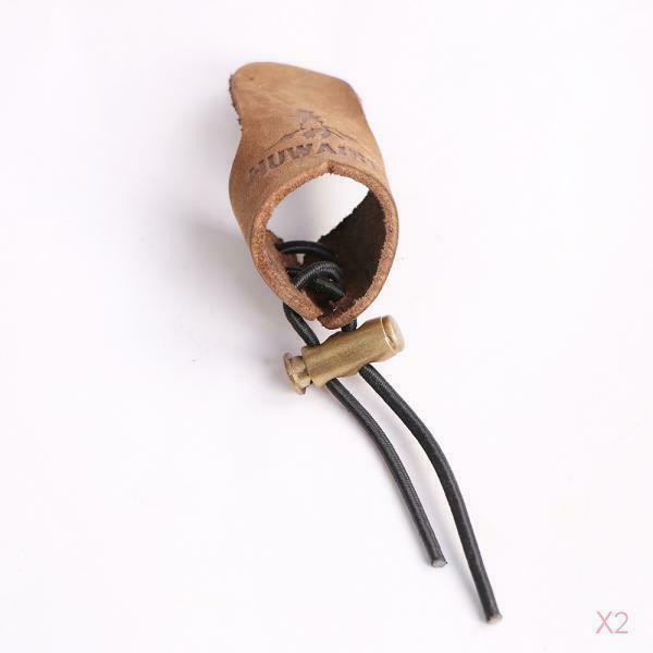 Brown Leather Archery Hunting Shooting Thumb