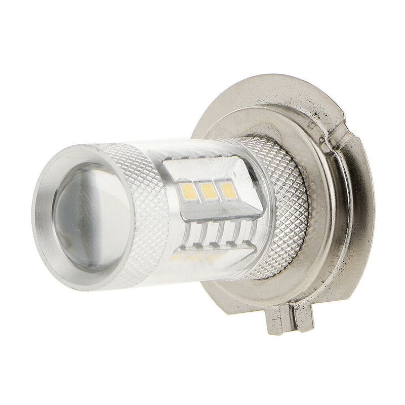 White 15W H7 2323 Fog Light Daytime Driving HeadLight 15-SMD LED Lamp Bulb