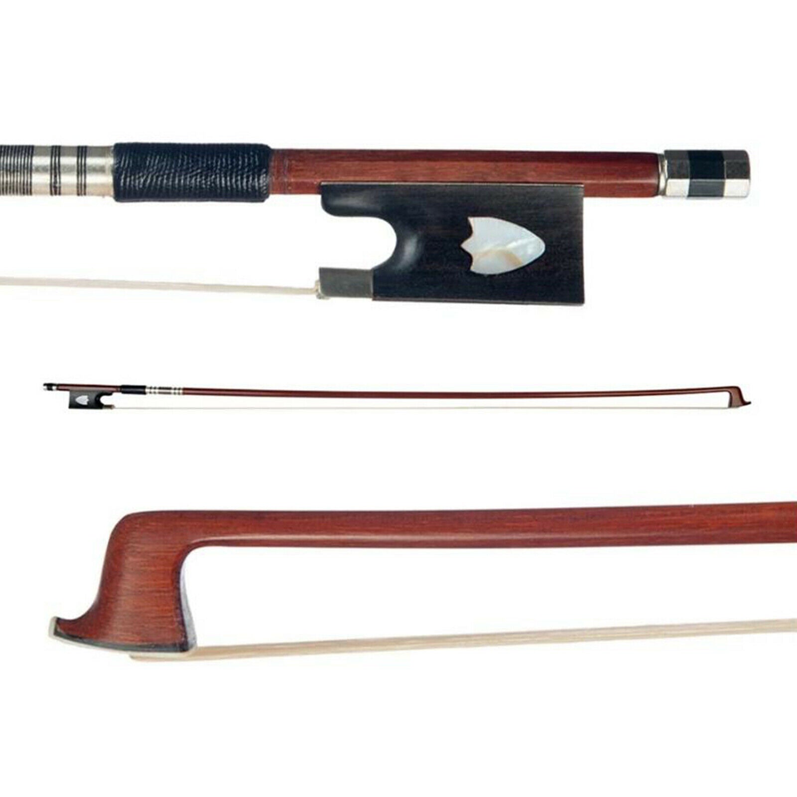 Handmade Violin Bow Multicolor Horse Hair 28 Inch for Adults Violin Player