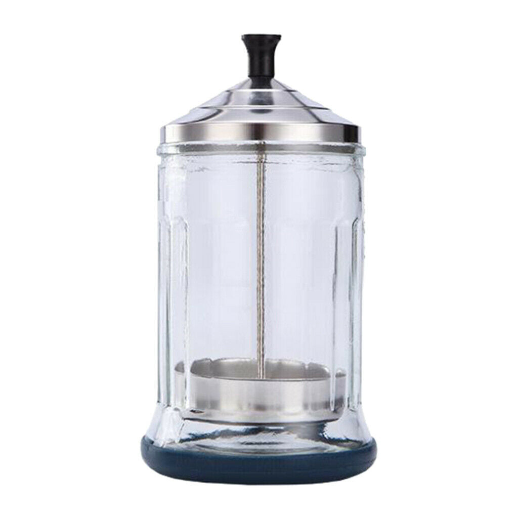 2pcs Disinfection Jar Container Sanitizing Germicide Jars for Barber Salon