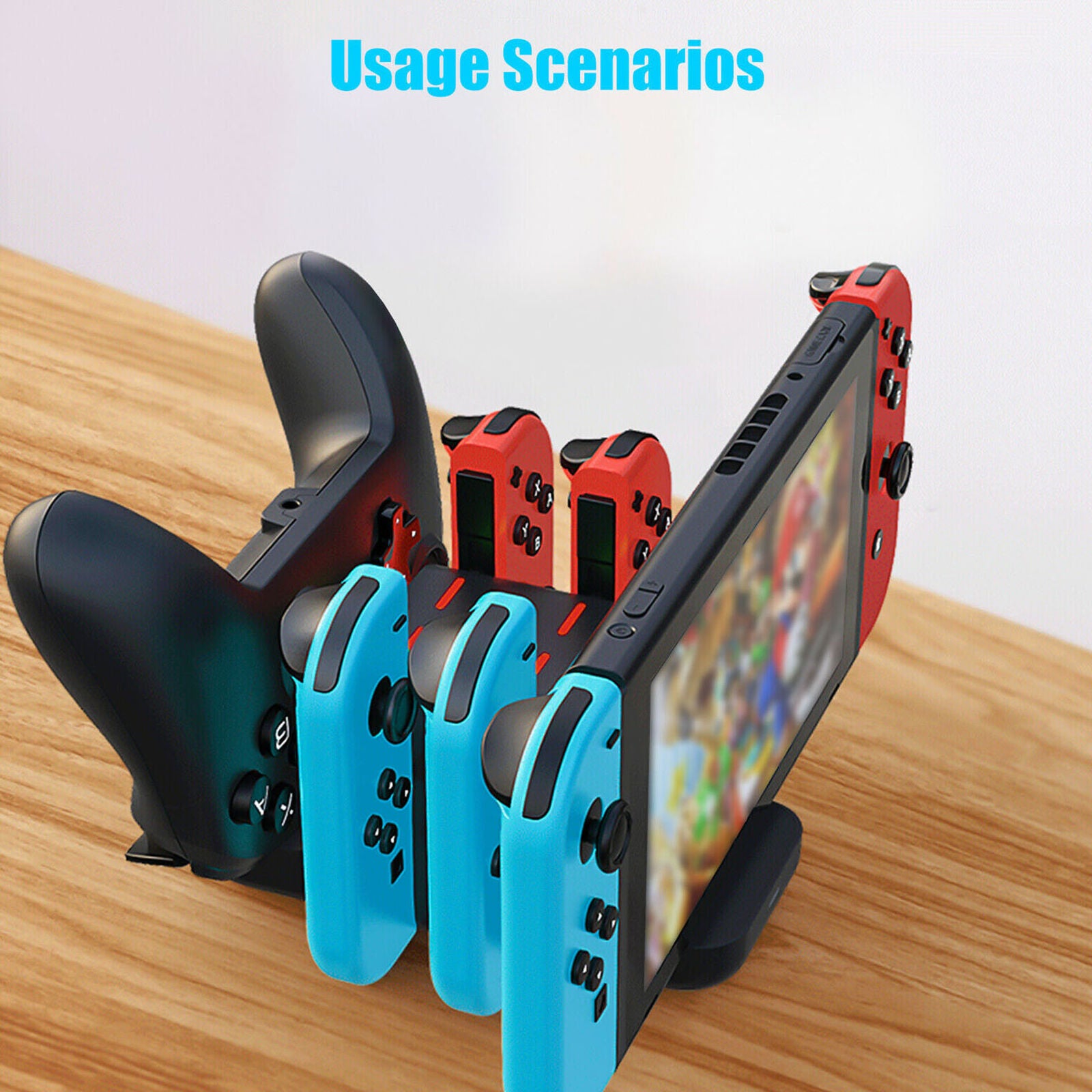 For Nintendo Switch Charging Dock Station Pro Controller Charger Stand