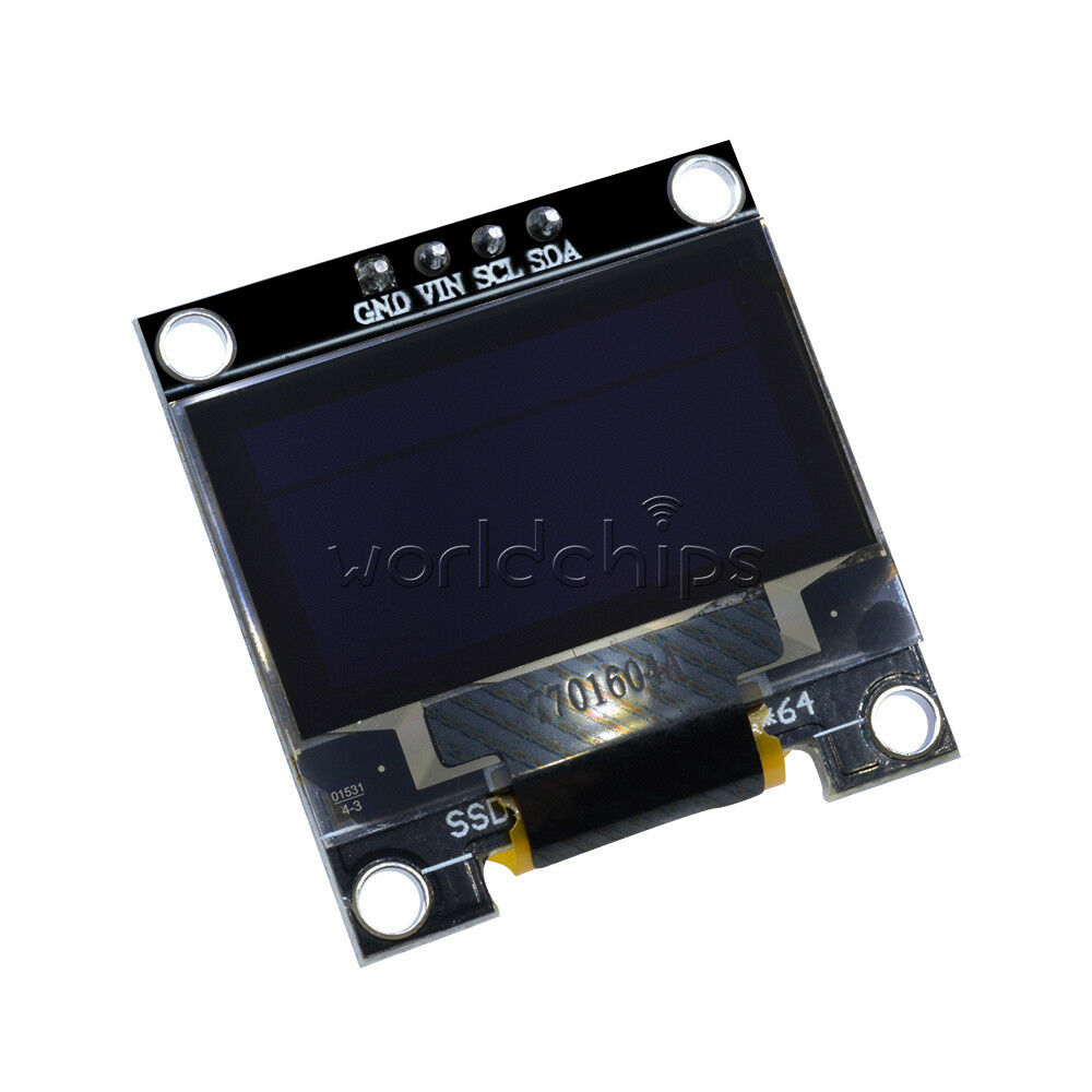 I2C IIC 0.96" Serial 128X64 128*64 Blue OLED LCD LED Display Module for Arduino