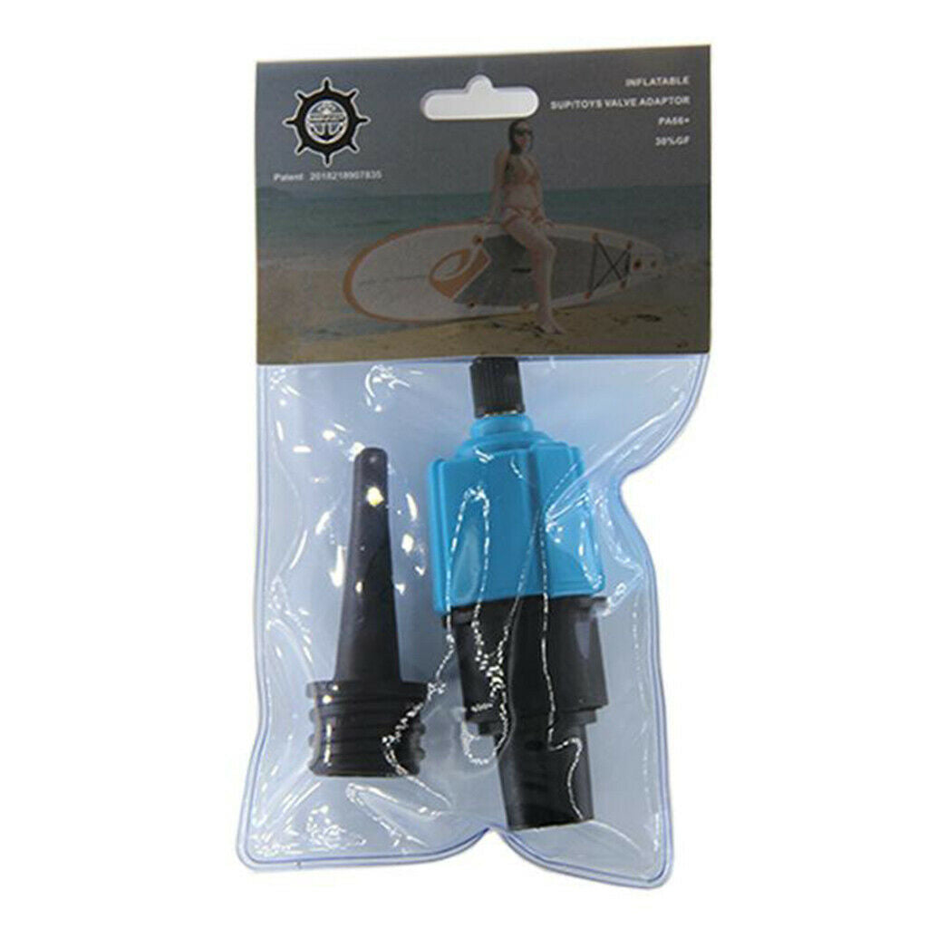Inflatable Boat Air Valve Adapter SUPs Pump Adaptor Standard Pumping Converter