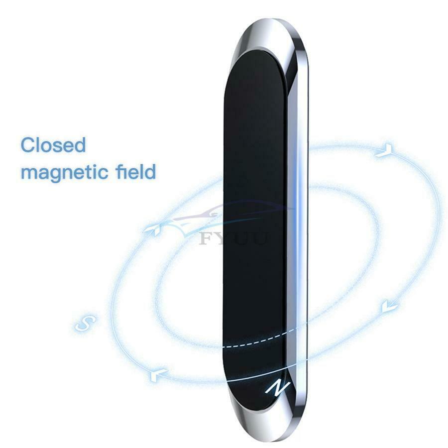 1×Universal Strip Shape Magnetic Adsorption Phone Holder Stand For Desk Home Car