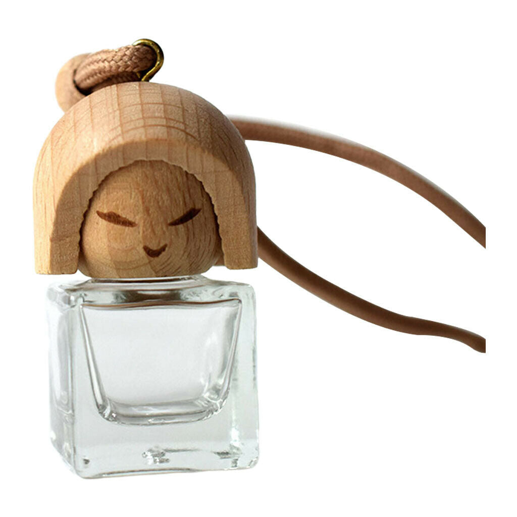 1pc Car Empty Glass Perfume Bottle Air Freshener Diffuser Fragrance Bottle