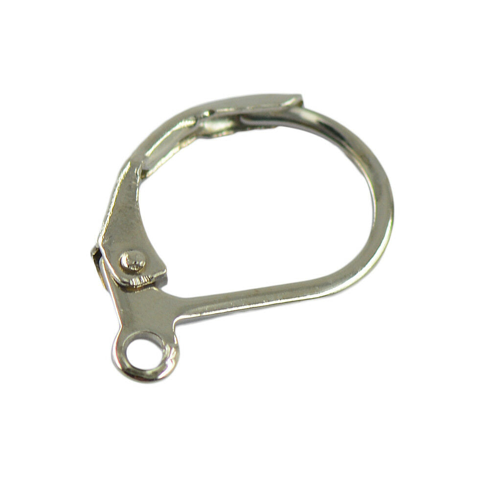 100pcs French Hooks Ear Wire Connector Lever Back Earrings Finding Wholesale