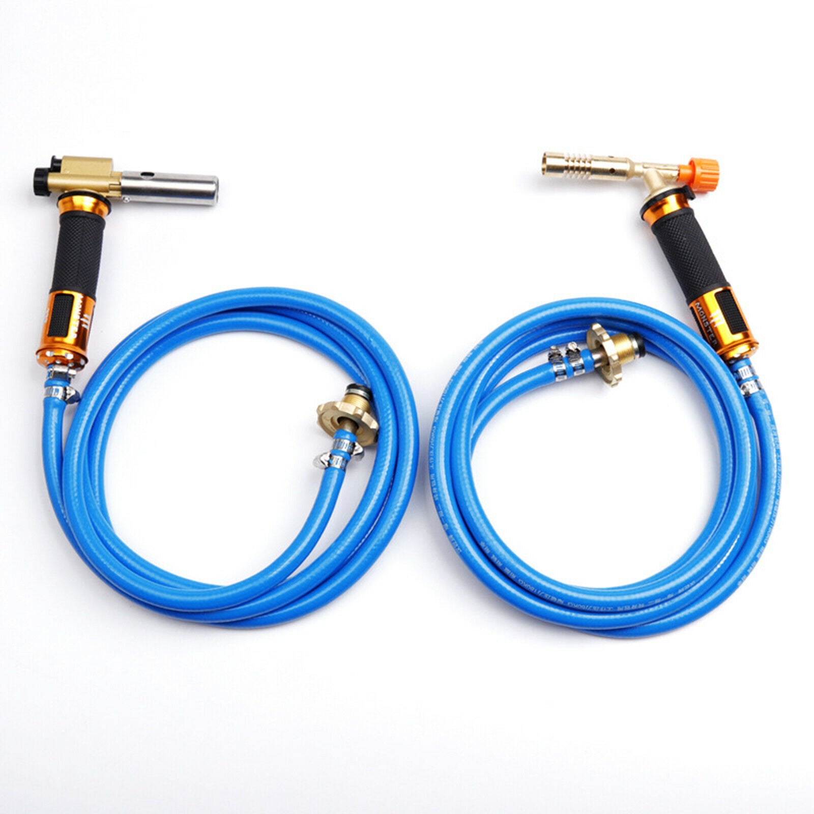 Electronic Ignition Liquefied Gas Burner Gun Welding Torch Kit Professional
