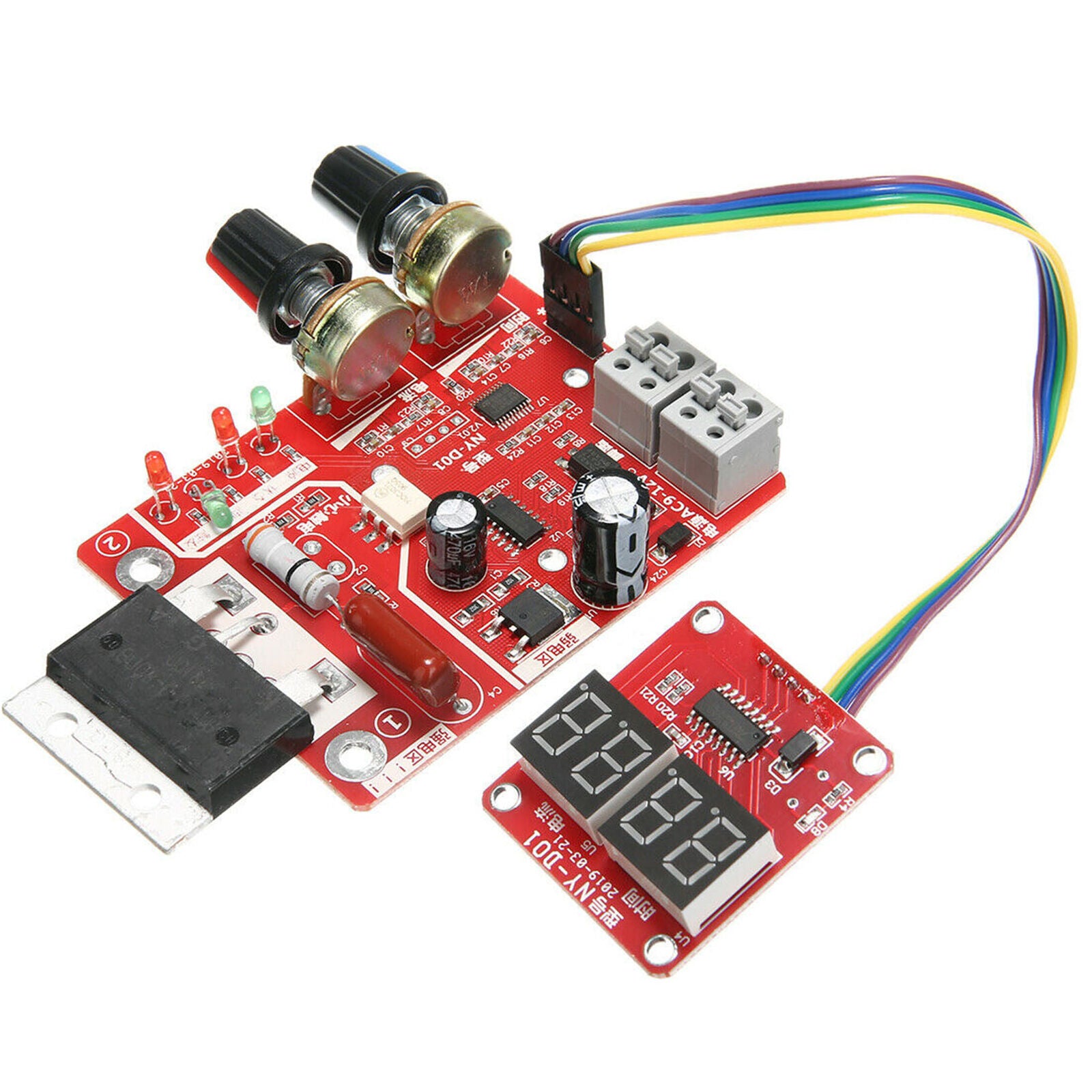 Spot Welder Time Control Board 100A Updating Current with Display Digital