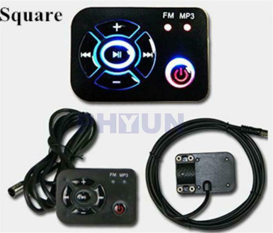 Speakers Audio Amplifier MP3 Player Bluetooth For Motorcycle ATV FM Radio