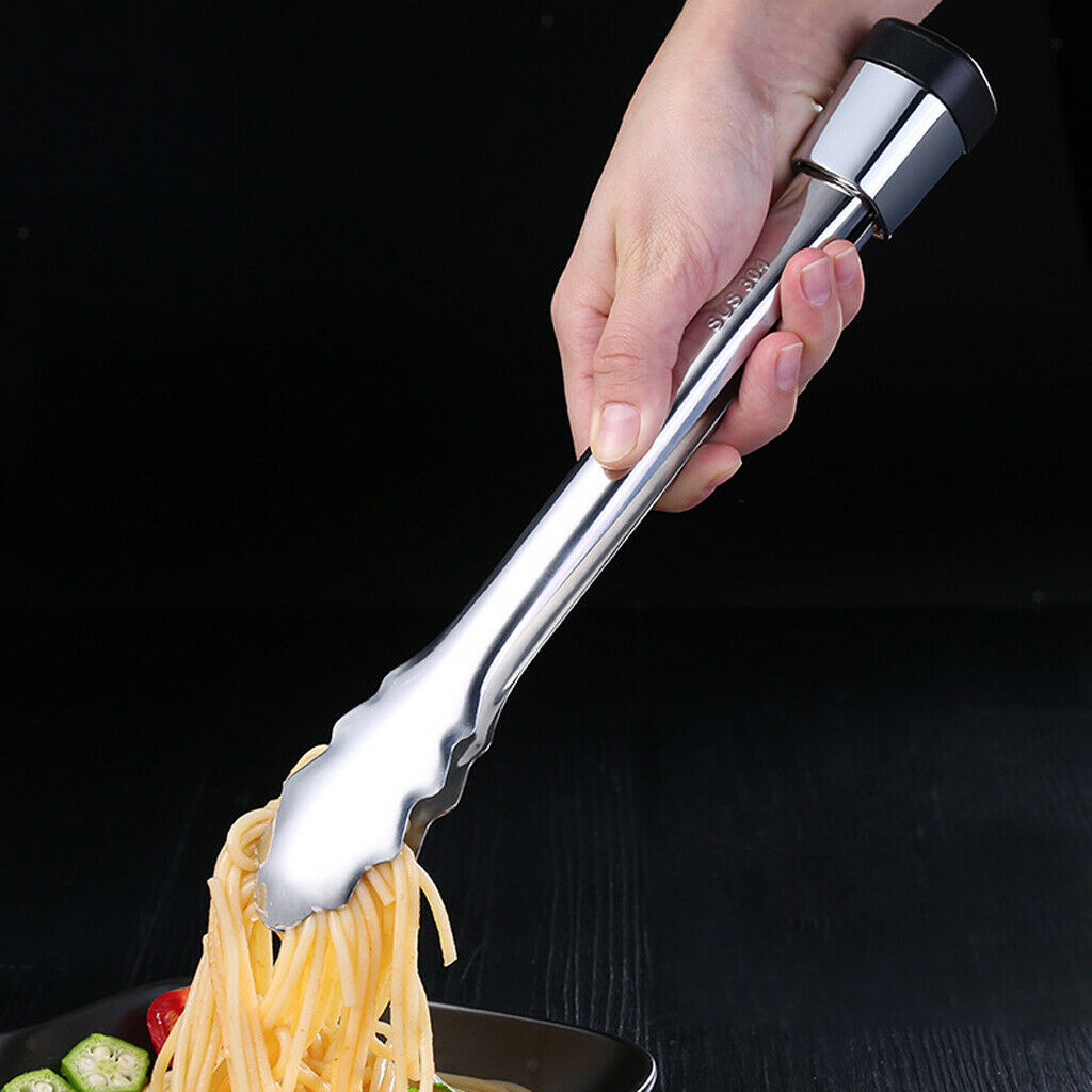 Premium Stainless Steel Metal Kitchen Tongs