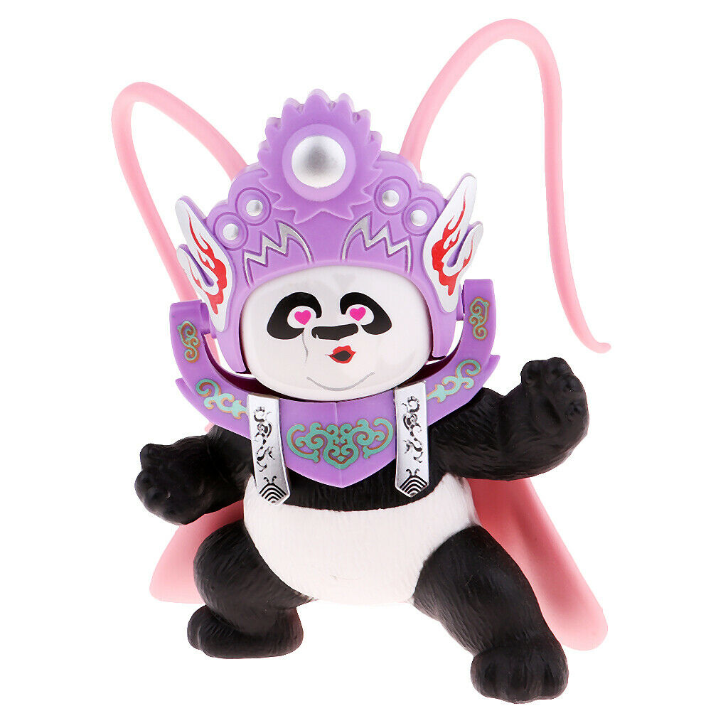 China Culture Nation Creative Chinese Opera Face Change Panda Pink