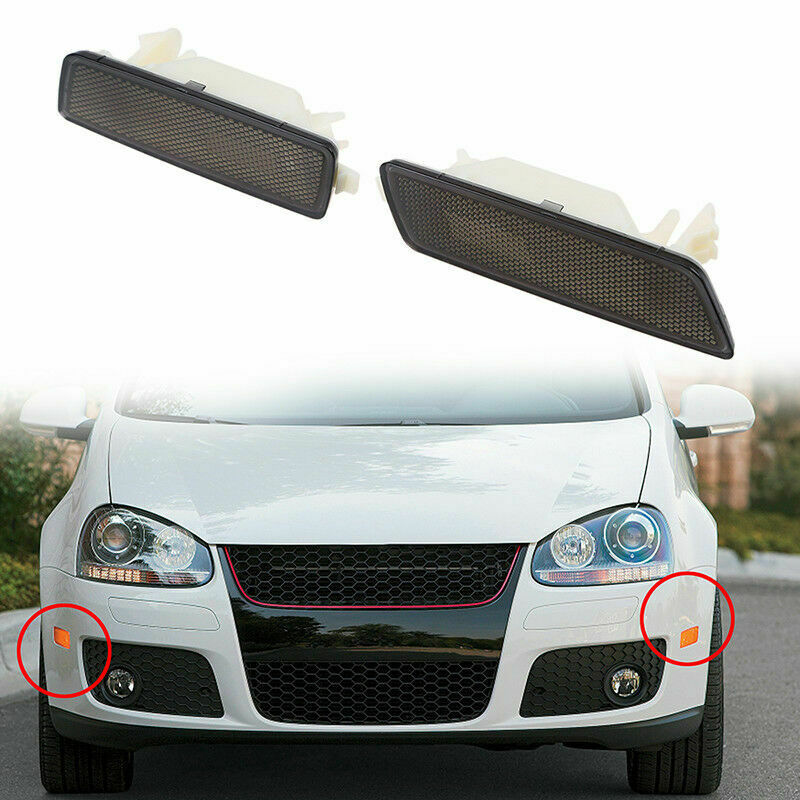 2x Turn Marker Light Lamp Housing For VW Golf/R32/GTI/Rabbit/Jetta MK5 2005-2010