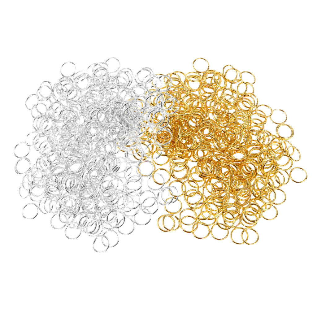 600pcs Jump Rings for Chain Maille Jewelry Open Jump Rings Findings Crafts