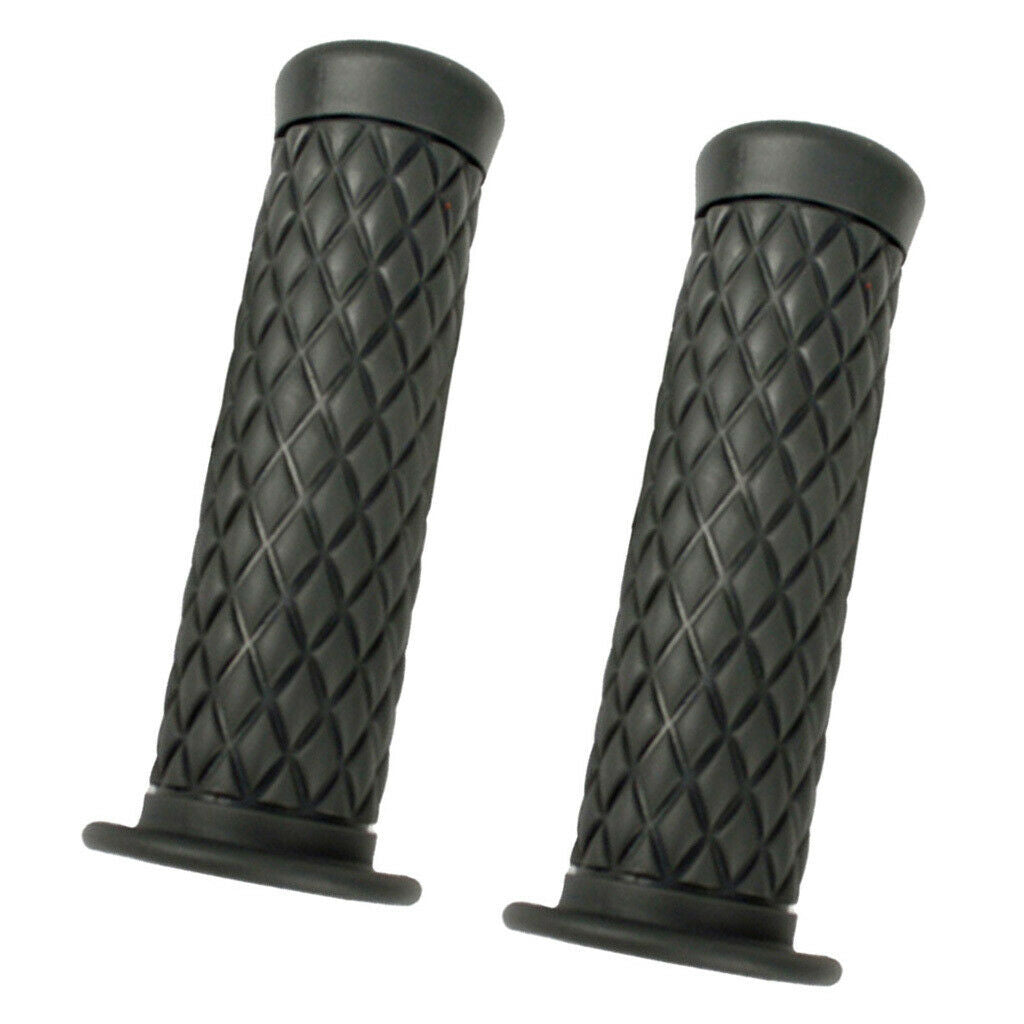 Motorcycle Handlebar Handle Motorcycle Accessory 2x Pair Brown Dark Gray