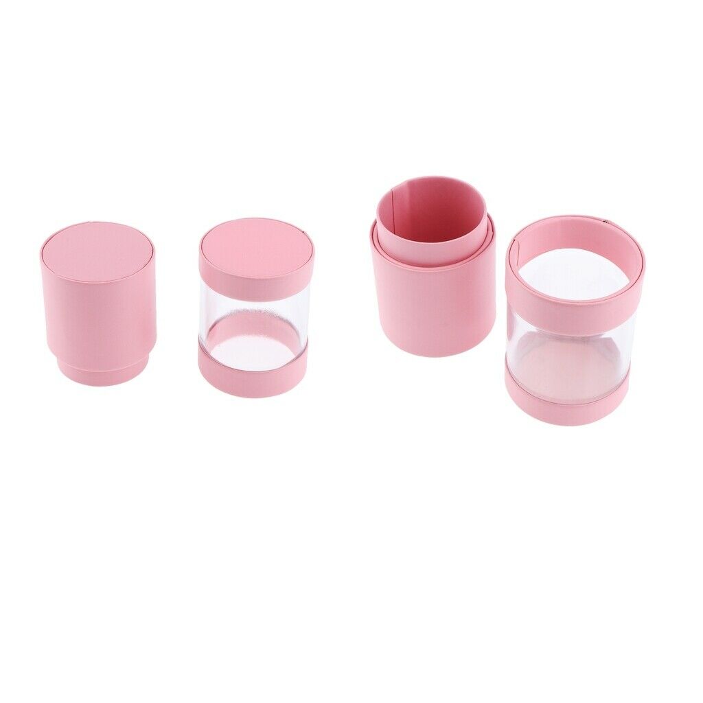 2pcs Multi-use Makeup Cup Comb Eye Lip Pencils Holder Organizer Container