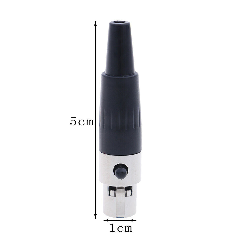 1Pc 3pin female plug mini TA3F XLR audio microphone connector MIC adapter.l8