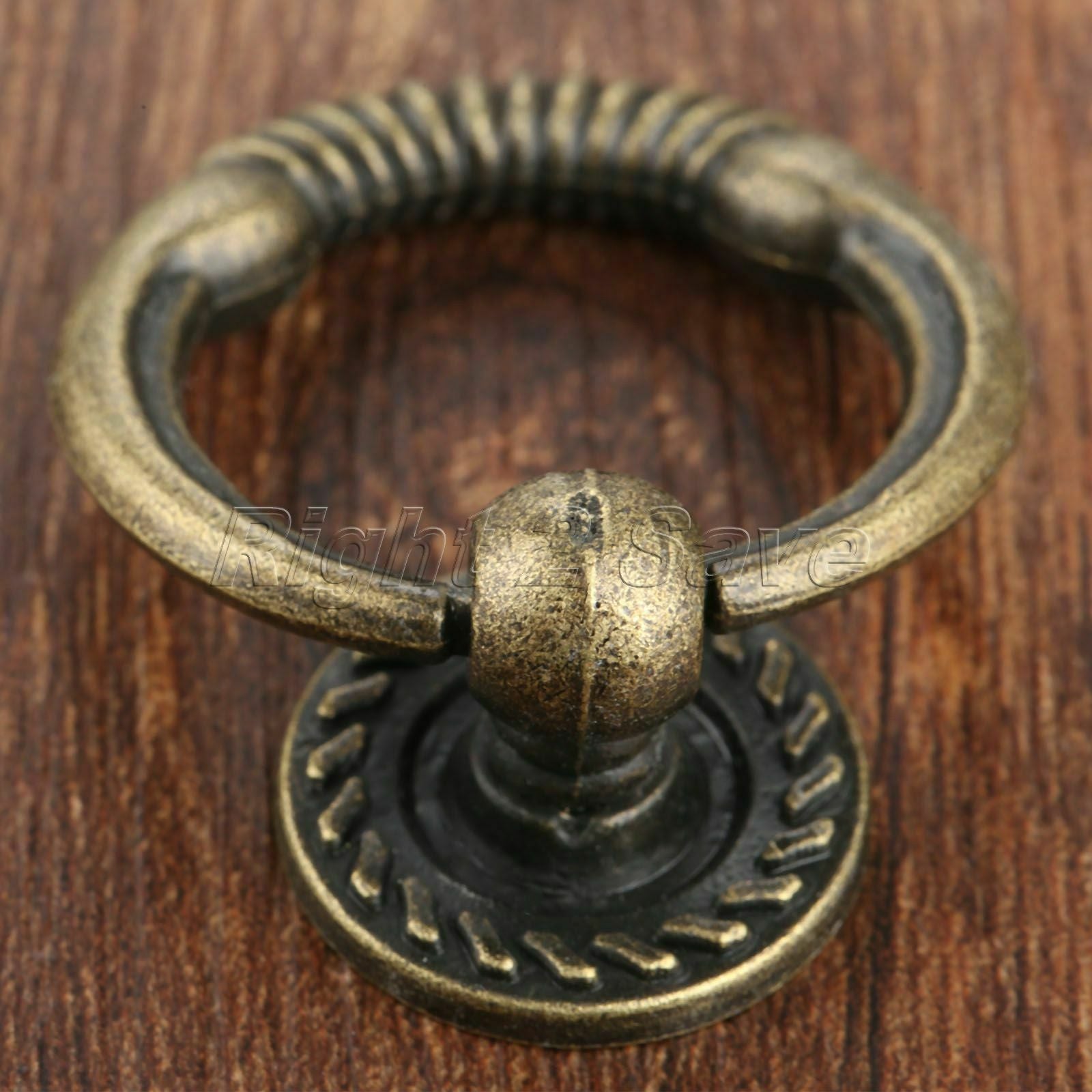 Zinc Alloy Furniture Door Pull Handle Kitchen Cabinet Drawer Knob Ring Hardware