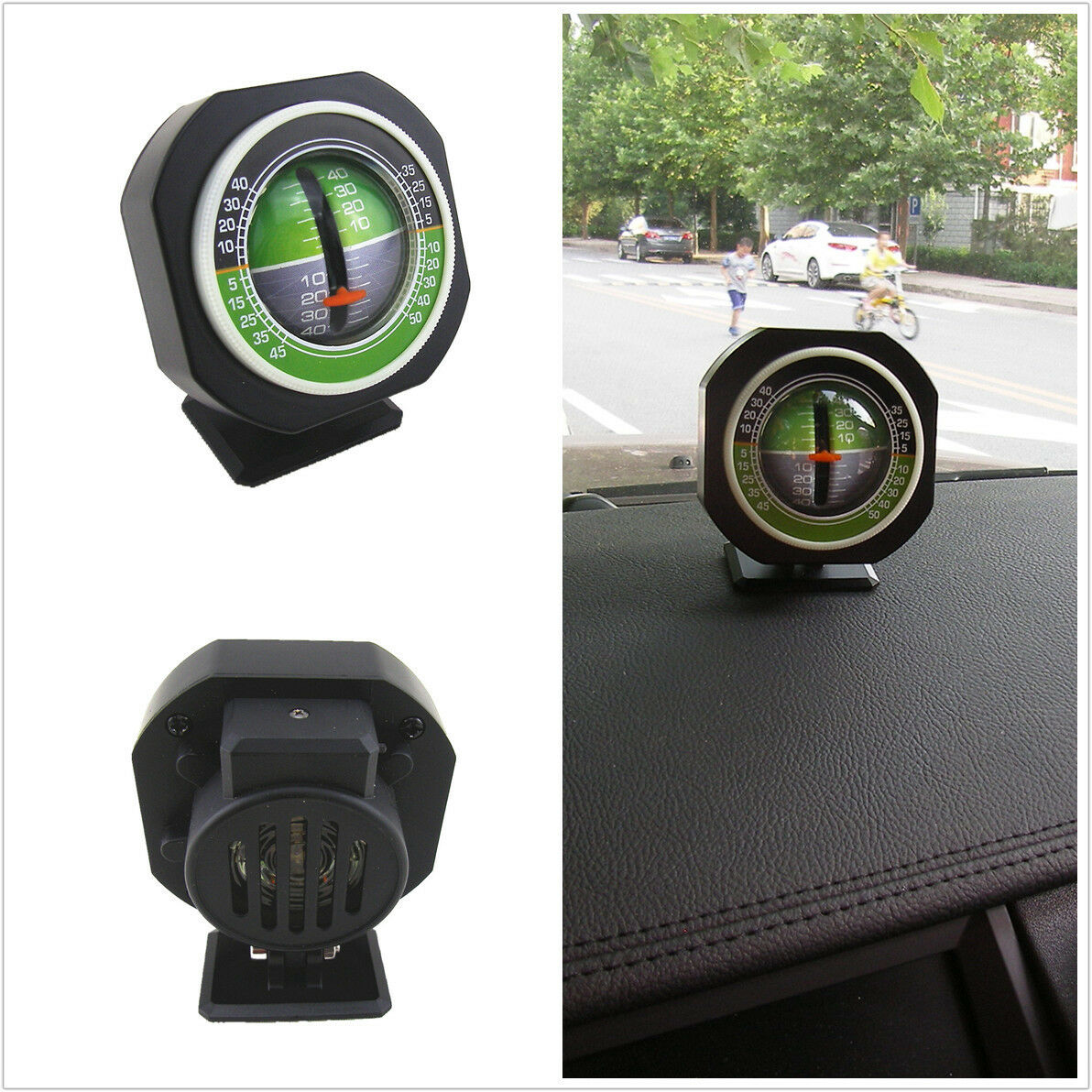 Car Truck Angle Tilt Indicator Level Balancer Luminous Meter Gauge w/ LED Light