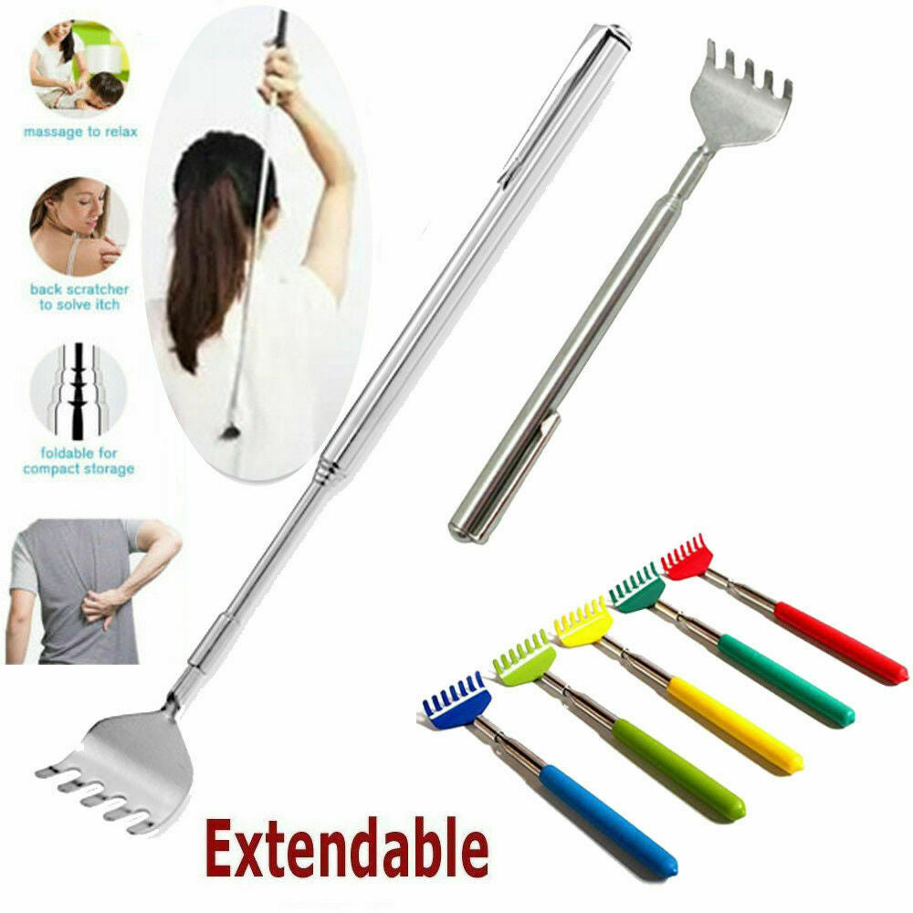 Stainless Back Scratcher Claw Telescopic Extending Extendable Massager Portable