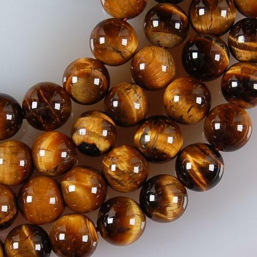 Wholesale 10pcs Natural 4mm African Roar Tiger Eye Stone Round Loose Beads 15"AA