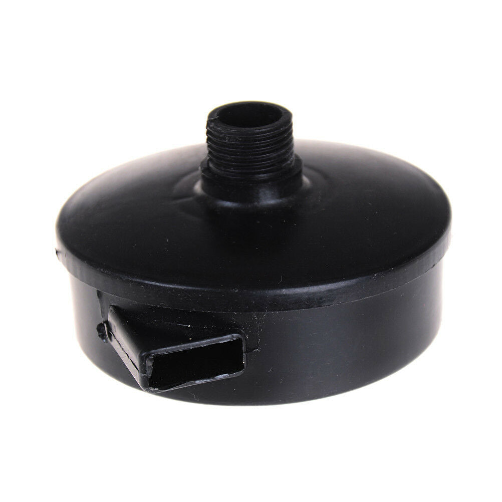 Black 1/2"PT Thread Inlet Plastic Filter Silencer for Air Compressor T WF