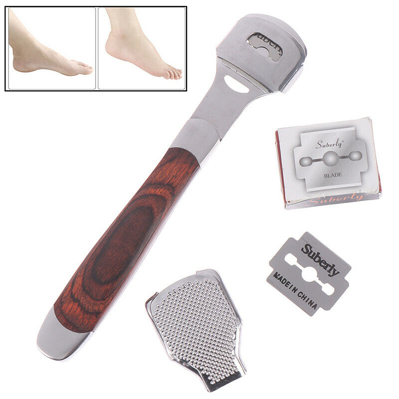 Foot Corn Removal Cutter Scraper +10 Blades Cuticle Dead Skin Pedicure Tool   DD