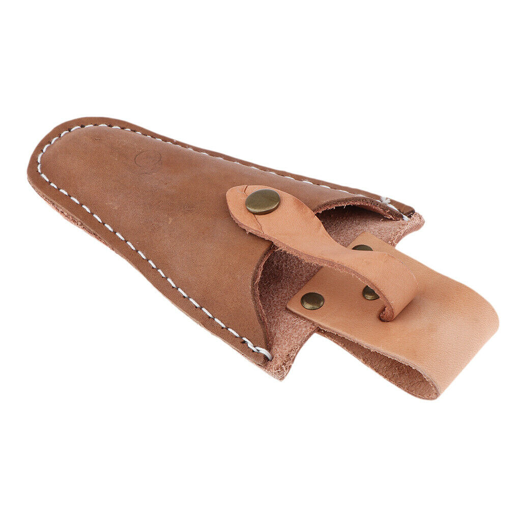 Gardening Pruner Shears Sheath Premium PU Leather Protective Case Cover 20cm