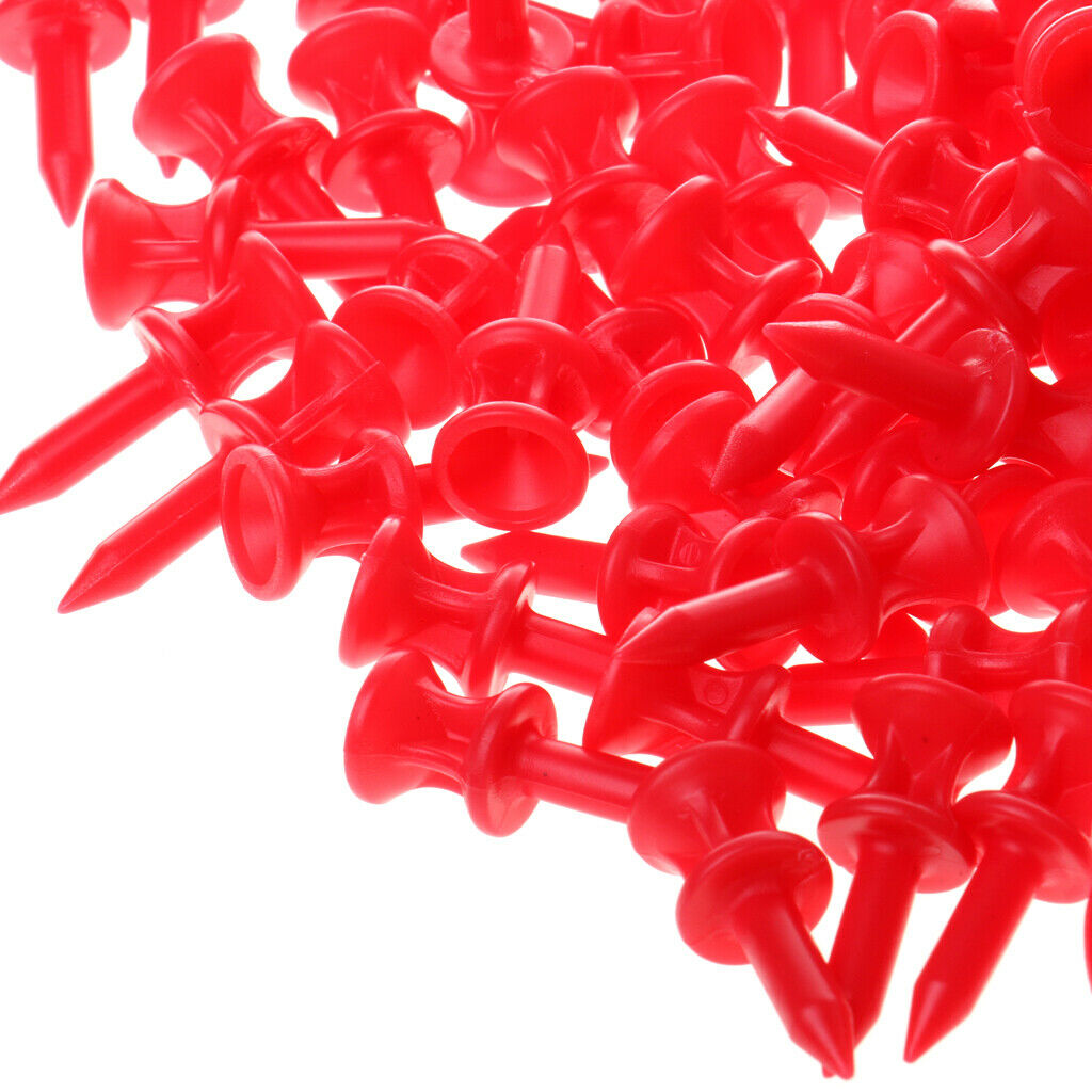 200Pcs/Lot  Professional Durable Plastic Castle Golf Tees 25mm/32mm 2 Colors