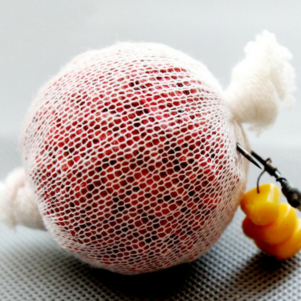2x 5m 44mm PVA Water-Soluble Fishing Bait Net Universal for Solid Baits