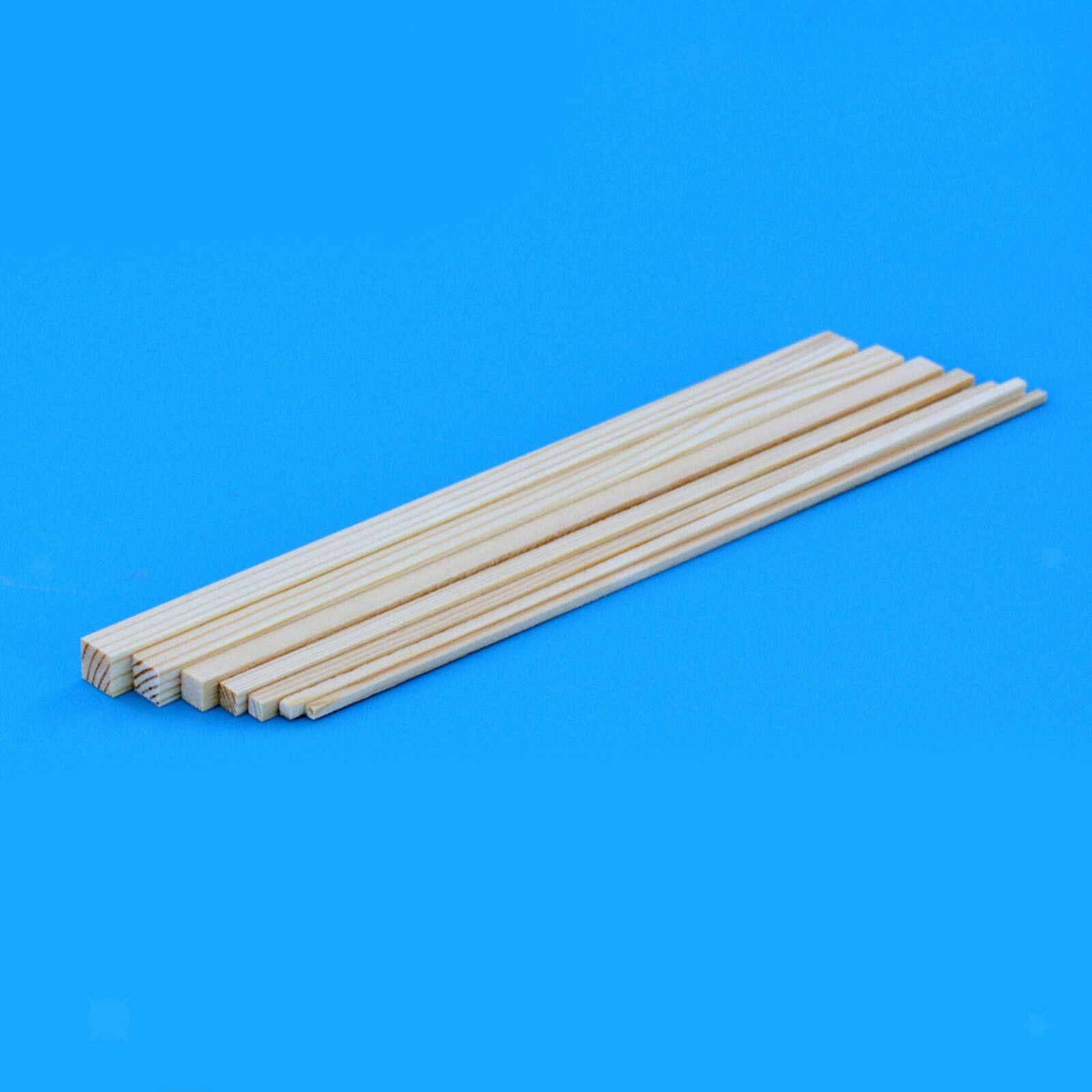 Set of 100 Unfinished Wooden Sticks Poles DIY Art Craft Making Cake Pins