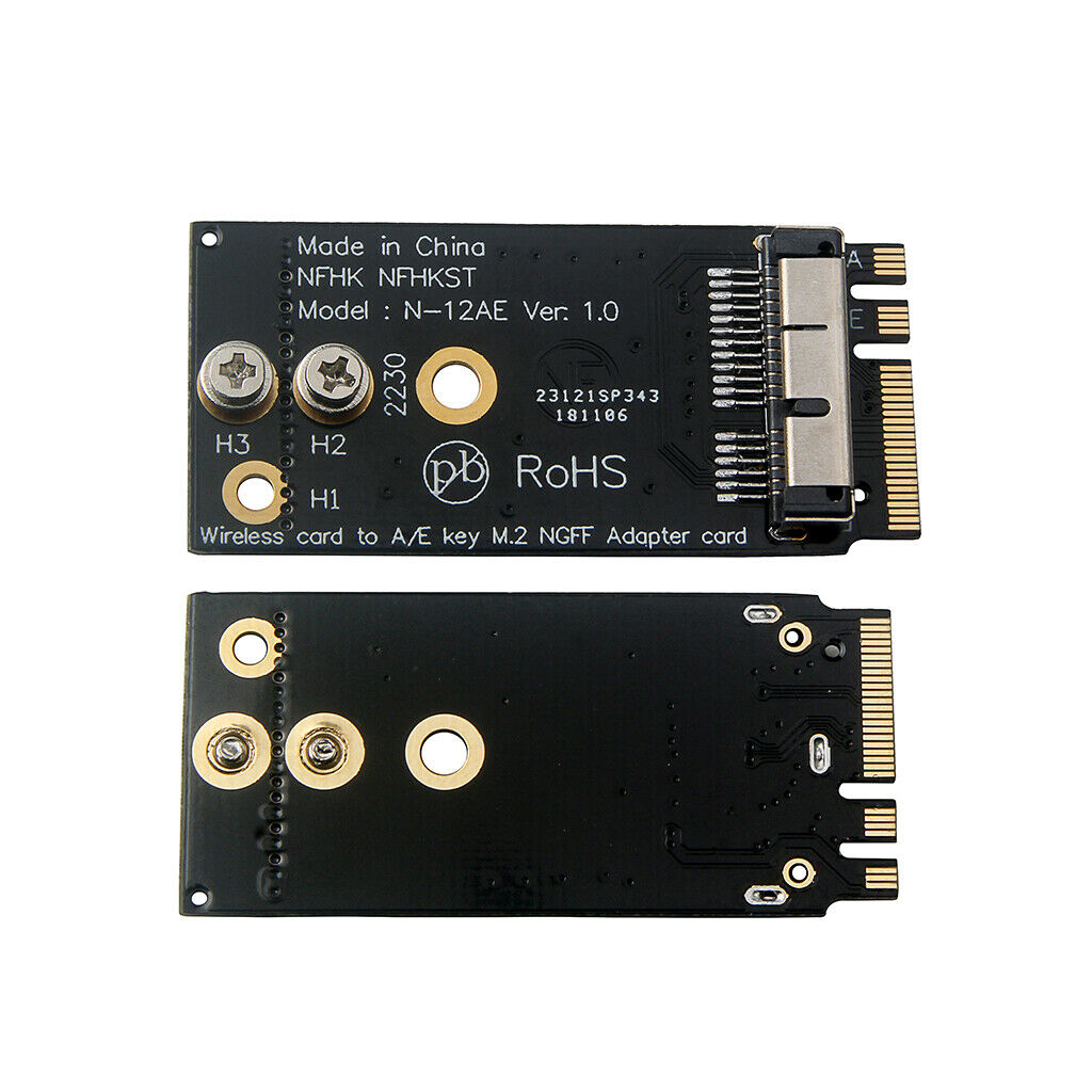 BCM94360CS2 BCM943224PCIEBT2 12+6 Pin WIFI wireless card module to NGFF M.2