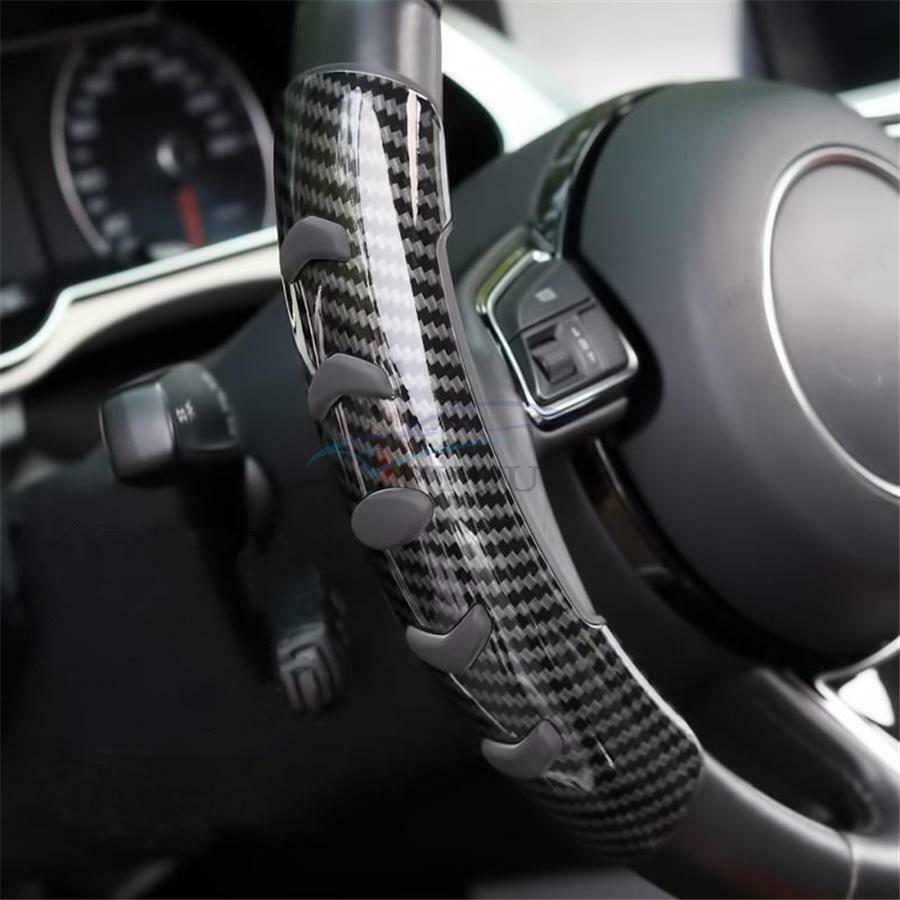 1Pair Universal 37-38cm Left & Right Steering Wheel Anti-skid Cover For Most Car