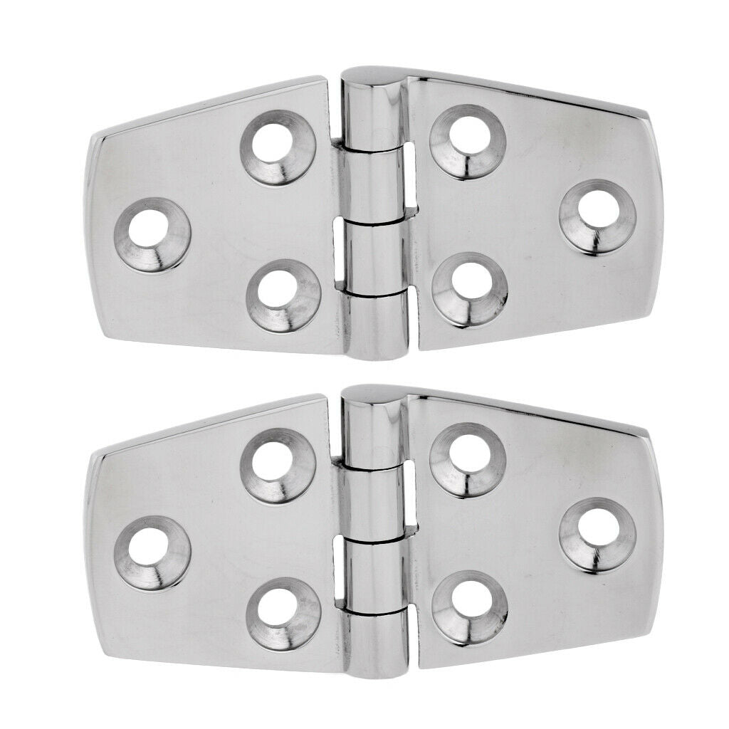 2 x Boat Sailing Marine Steel Hinge Boat Hardware 3" x1.5" Door Flush Hinge