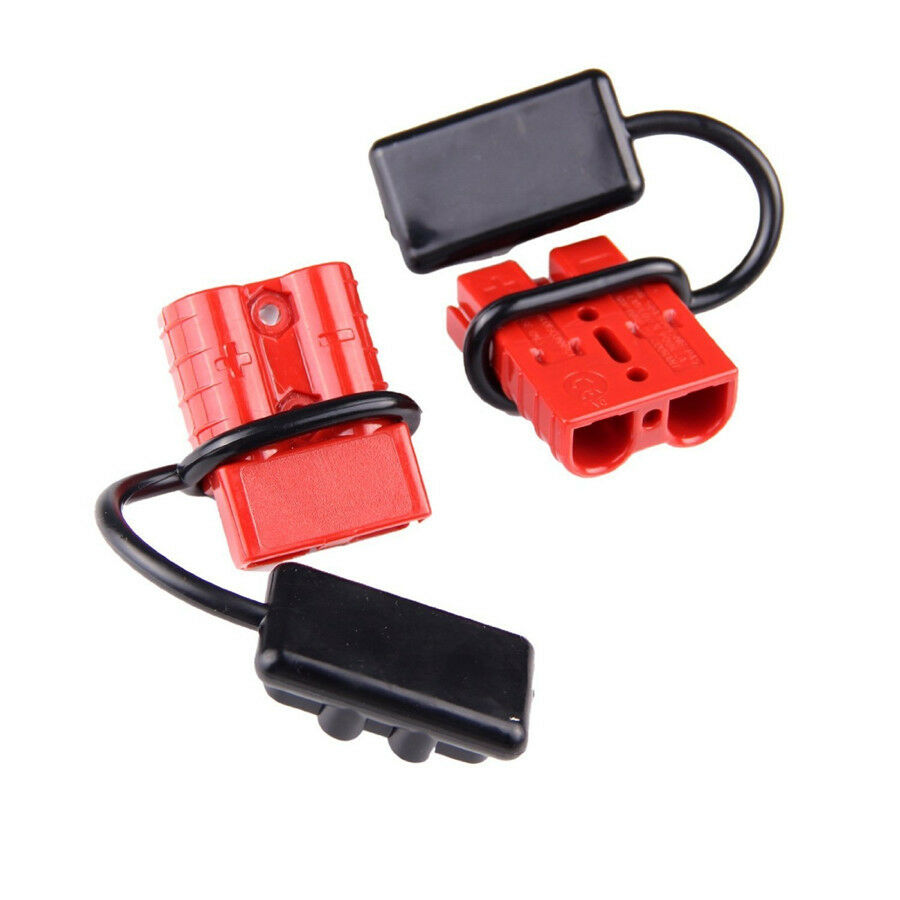 4Pcs 50A 6-8 Gauge Battery Quick Connect/Disconnect Winch Wire Harness Plug Kit