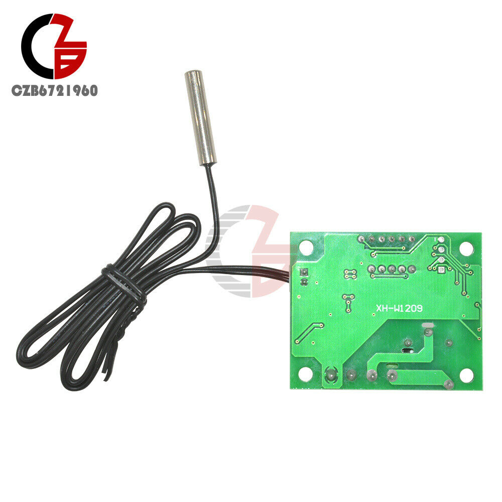 W1209 Red Digital Thermostat Temperature Control Switch Sensor DC24V -50-110°C