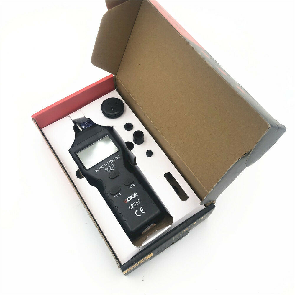Victor VC6235P Non-Contact Digital Tachometer RPM Motor Meter