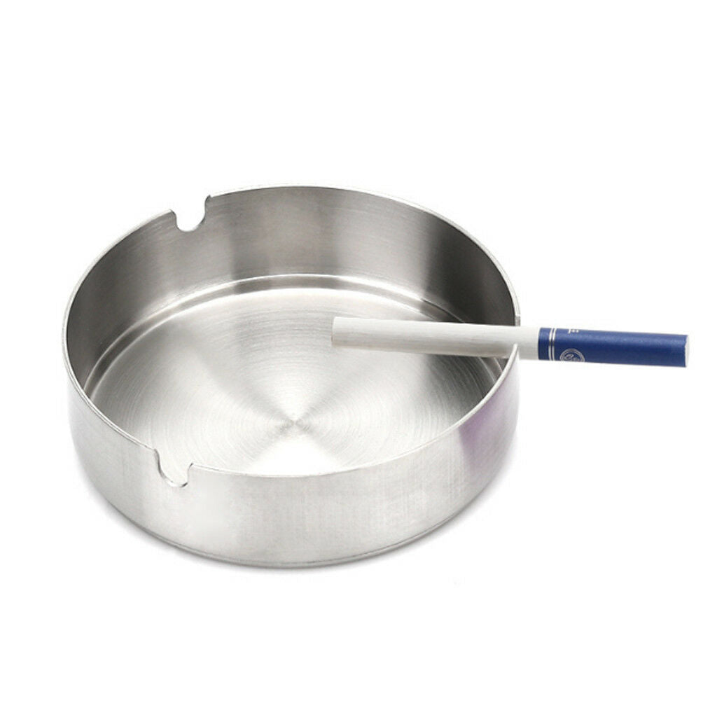 Stainless Steel Portable Car Auto Ashtray Tabletop Decoration Outdoor 8cm