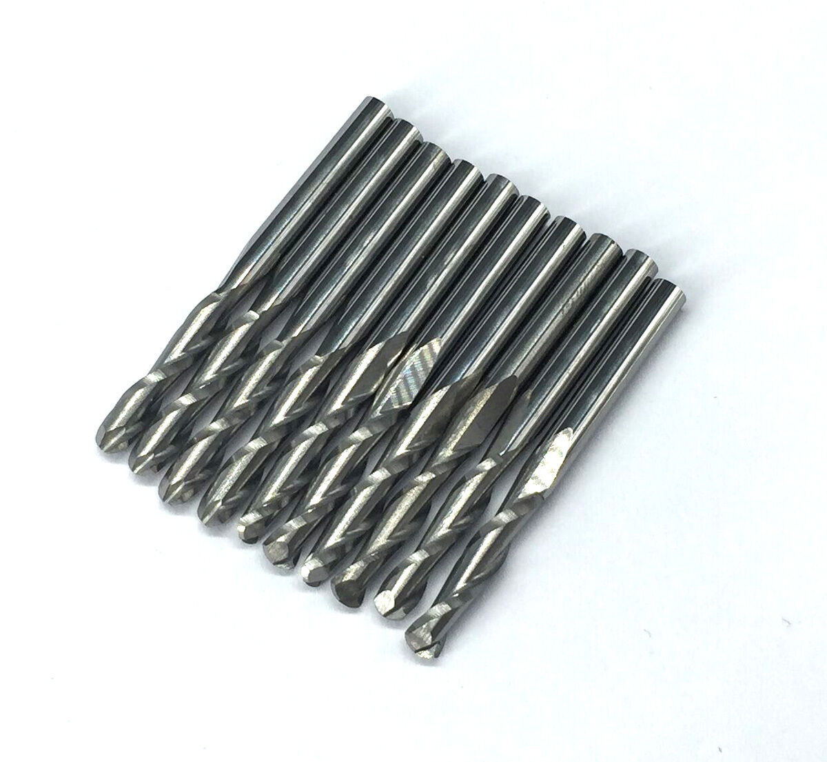 10 ball nose double flute CNC router bits OVL：38mm Φ 1/8"（Φ3.175mm）-CEL:17mm[M1]